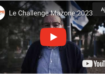 Clip de campagne Challenge Mazone Paris et Israël 2023